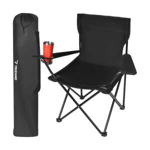 Сгъваем кемпински стол Trizand с държач за чаша и чанта за носене - Риболов