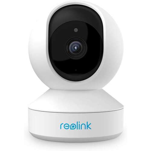 Cameră de securitate WiFi Reolink E1-V2 3MP, albă, vedere din față