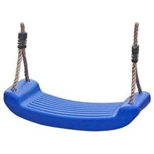 Blue plastic swing seat for kids, outdoor playground equipment - Outdoor Swing