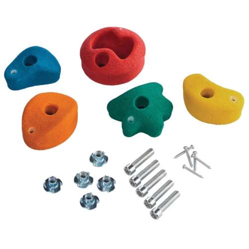 KBT Mikrofon Klettergriffe Set mit 5 Farben, Kletterwandgriffe, Kletterfelsen, Kletter Steine, Klettergriffe, Kletterzubehör, Kletterausrüstung, Kletterausrüstung