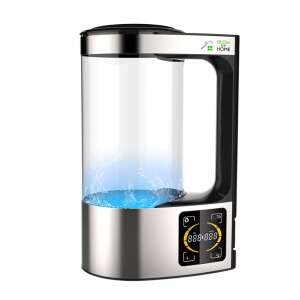GlowforHome 2L hydrogen and purified water pitcher, with LCD display and touch buttons, for alkaline, ionized, and therapeutic water - Water Filter Pitcher and Accessory