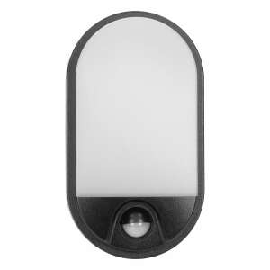 Adviti Nefryt LED outdoor wall light with motion sensor, black - Wall Lamp