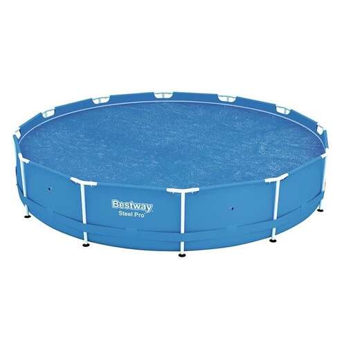 Bestway Steel Pro 366cm kerek medence szolár takaróval
