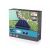 Bestway air mattress packaging, camping scene
