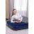 Bestway inflatable air mattress for camping or guest bed, navy blue, comfortable sleep