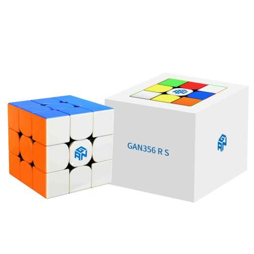 GAN 356 RS Speed Cube, 3x3x3, Magnetisch, 62mm, Weiß, Blau, Orange, Puzzle Cube, GAN Cube