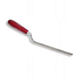 Stainless Steel Smoother with Wooden Handle, for Joints, 12 mm, Red