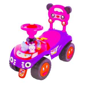 Robentoys 2 in 1 ride-on car, pink, with panda design, for toddlers - Baby Walker