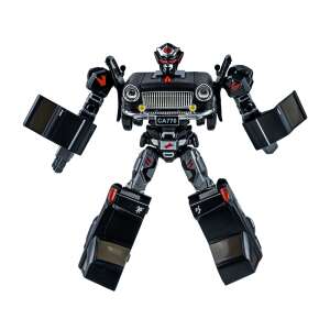Robot transformabil Hongqi CA770 negru, metal turnat, mașină în robot, colecție - Nonbrand Jocuri interactive pentru copii