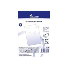 Victoria Paper TC4 Boríték, Peel and Seal, 90g/m², 279x324mm, 10 db-os csomag - Boríték