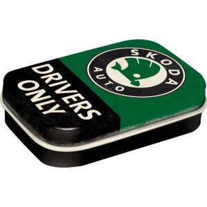Skoda Drivers Only metal tin with mint dragees - Cukorka
