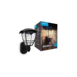 Modee Lighting WS130 Szolár Fali Lámpa, fekete, kültéri, LED, meleg fehér, IP44 - Modee