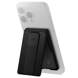 UNIQ Heldro ID magnetic wallet with stand and strap midnight black