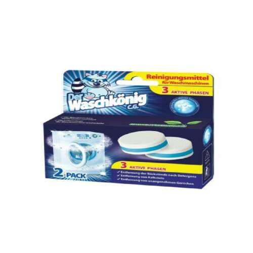 Der waschkönig mosógép tisztító tabletta, 2 db