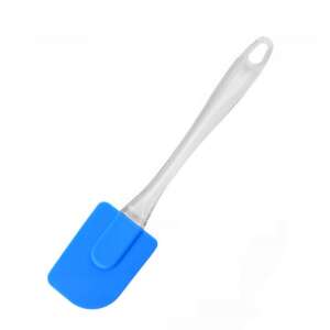 Blue silicone spatula with clear acrylic handle, 24 cm - Spatula
