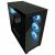 LC Power LC-715B-ON Seamless_X PC ház kék ARGB ventilátorokkal