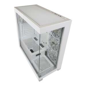 LC Power LC-715W-ON Seamless_Pale_X Fehér PC Ház Edzett Üveg Oldallappal - LC-power