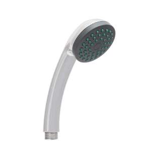 Chrome hand shower head with 1 function, water-saving, easy to install, compatible with most shower hoses - Shower head
