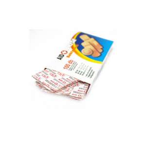 AID®WISE 100 piece assorted adhesive bandages, first aid kit, wound care - Wound care