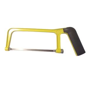 Yellow hand saw with black rubber handle, 150mm - Hand Saw