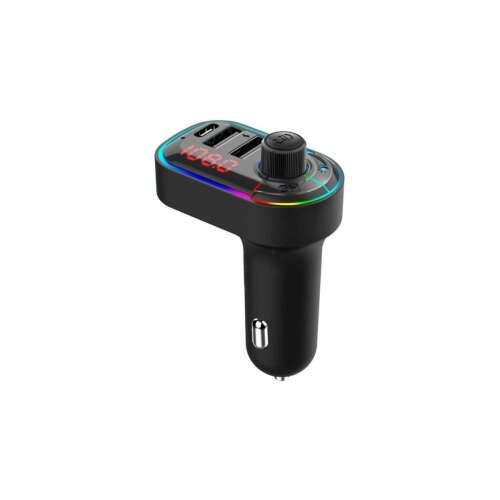C12 Bluetooth FM adó 3 USB porttal és RGB világítással