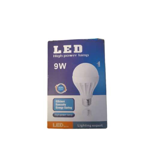 9W LED bulb, E27 socket, high power lamp, energy saving