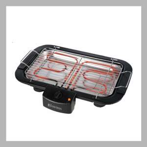 Grill electric Zurrichberg, 2000W, ZBP7613, negru, pentru grătar în interior și în aer liber - Zurrichberg