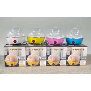 Fierbător de ouă, Fierbător de ouă electric, Capacitate 10 ouă, Multicolor, 300W - Aparate de fiert ouă