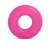 Pink inflatable ring float, 90cm diameter, for adults and kids, pool float, beach float