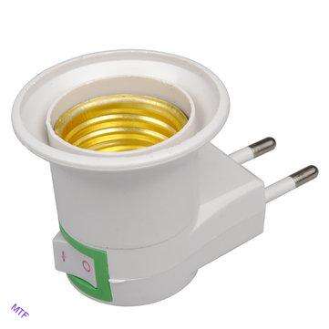 Konnektoros Lámpa, Éjjeli lámpa, Izzó Átalakító, kapcsolóval