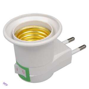 Plug-in Lamp, Night Light, Bulb Adapter, with Switch