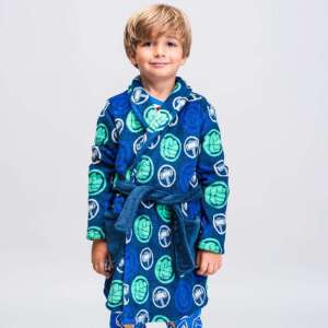 Marvel Avengers Kinderbademantel, blau mit Avengers-Symbolen, für Jungen, 5-6 Jahre - Babys & Toddler