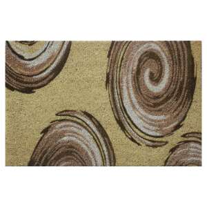 Covoras Intrare Cocos - Design Cerc - 40x60 cm