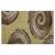 Covoras intrare Common design Cerc, 40x60 cm, brown and beige swirl pattern doormat