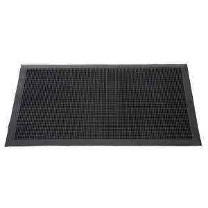 Fingertip Entrance Mat, Black, 45x75 cm