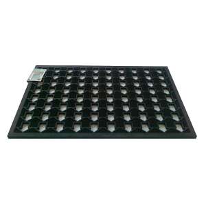 In Out Entrance Mat, Black, 45x75 cm