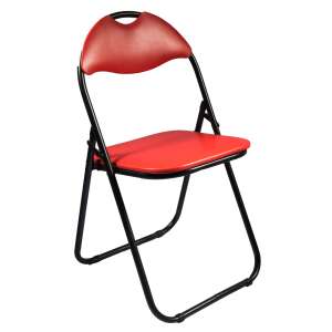 Scaun pliant Cordoba, rosu, 38.5x43x79 cm