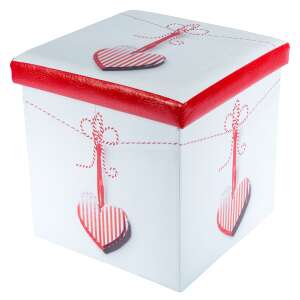 Taburet Design Stripes, multicolor, 38x38x37.5 cm