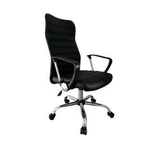 Kiros executive office chair, black, with adjustable height and swivel function - Office chair