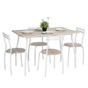 Set Masa Vega - 4 Scaune - 120x80x76 cm