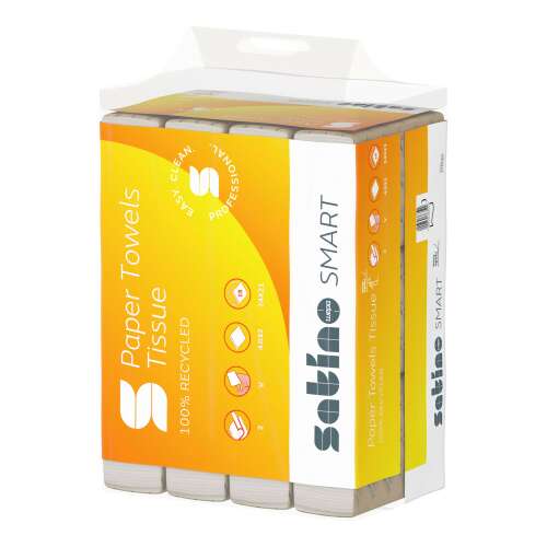 Satino Wepa Smart V skladaný uterák na ruky 2 vrstvy, 80% biela, 24x21cm, 12x336 listov/vrecko