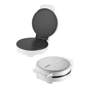 TOO WM-306W fehér ostyasütő, tapadásmentes, kompakt, ostyakészítő tartozékkal - Ostyasütő