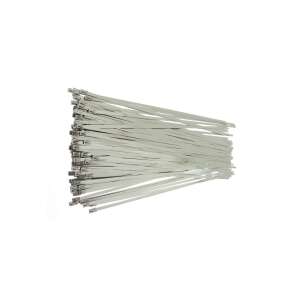 Stainless steel cable ties, 12mm x 300mm, pack of 100 - Hose Clamp