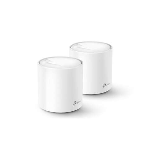 TP-LINK Deco X60(2-pack) AX5400 egész otthont lefedő Mesh Wi-Fi 6 rendszer