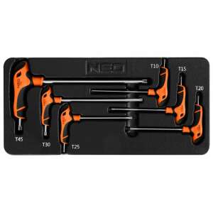 Set de chei Torx NEO Tools cu mâner T, 6 buc. (84-264) - NEO Tools