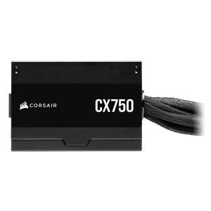 Corsair CX750 750W 80 PLUS Bronze tápellátás, elülső nézet - Corsair