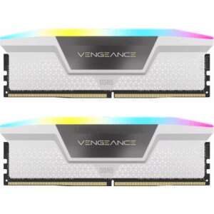 CORSAIR VENGEANCE RGB DDR5 6400MHz 32GB (2x16GB) fehér RAM - Corsair