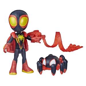 SPIDEY RENDKÍVÜLI BARÁTOK PÓKEMBER 10CM MILES MORALES PÓKEMBER FIGURA ÉS KIEGÉSZÍTŐK KÉSZLET
