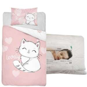 Cicás ovis ágynemű szett (rózsaszín, lovely)