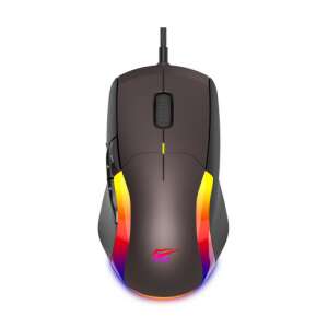 Havit MS959 RGB Gaming Egér, fekete, felülnézet - Havit